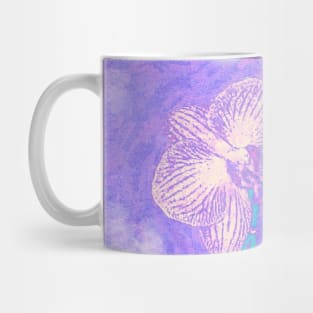 Orchid in a Pressed style Mug